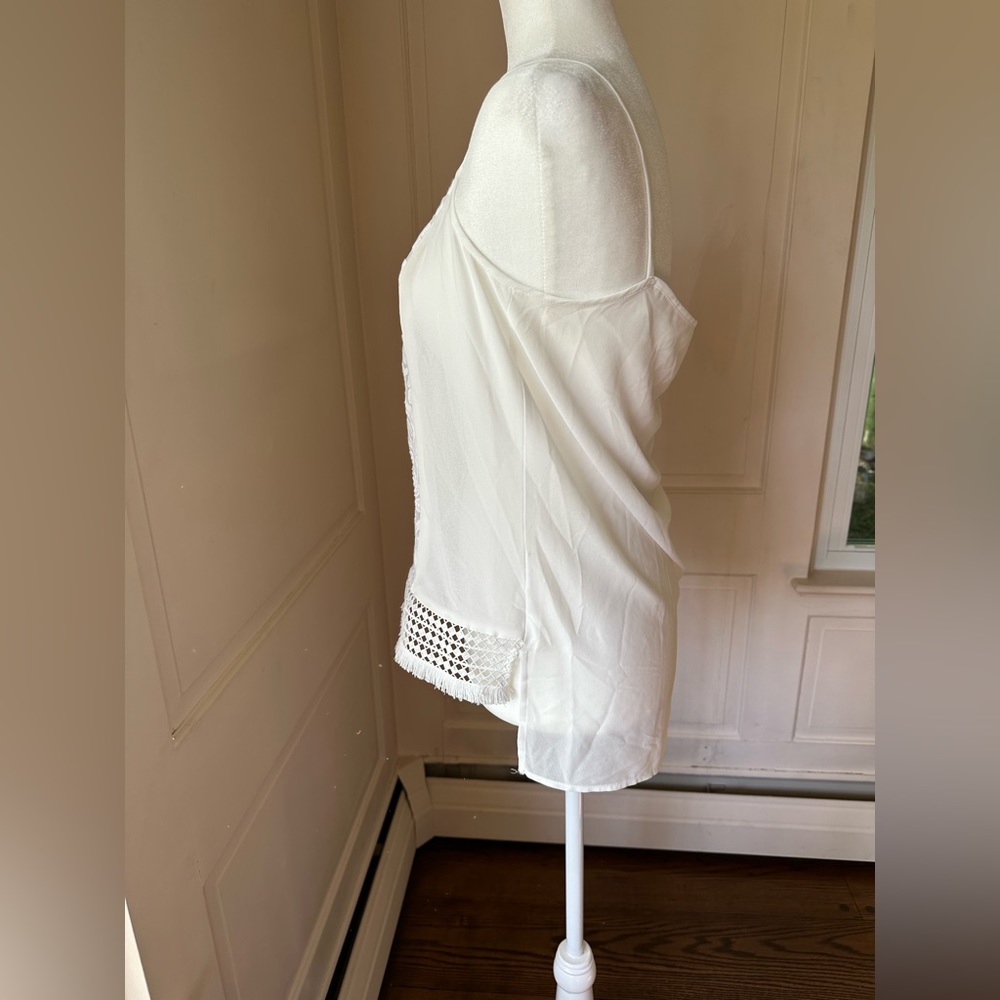 Sisley White Boho Embroidered Tank - Picture 3 of 6